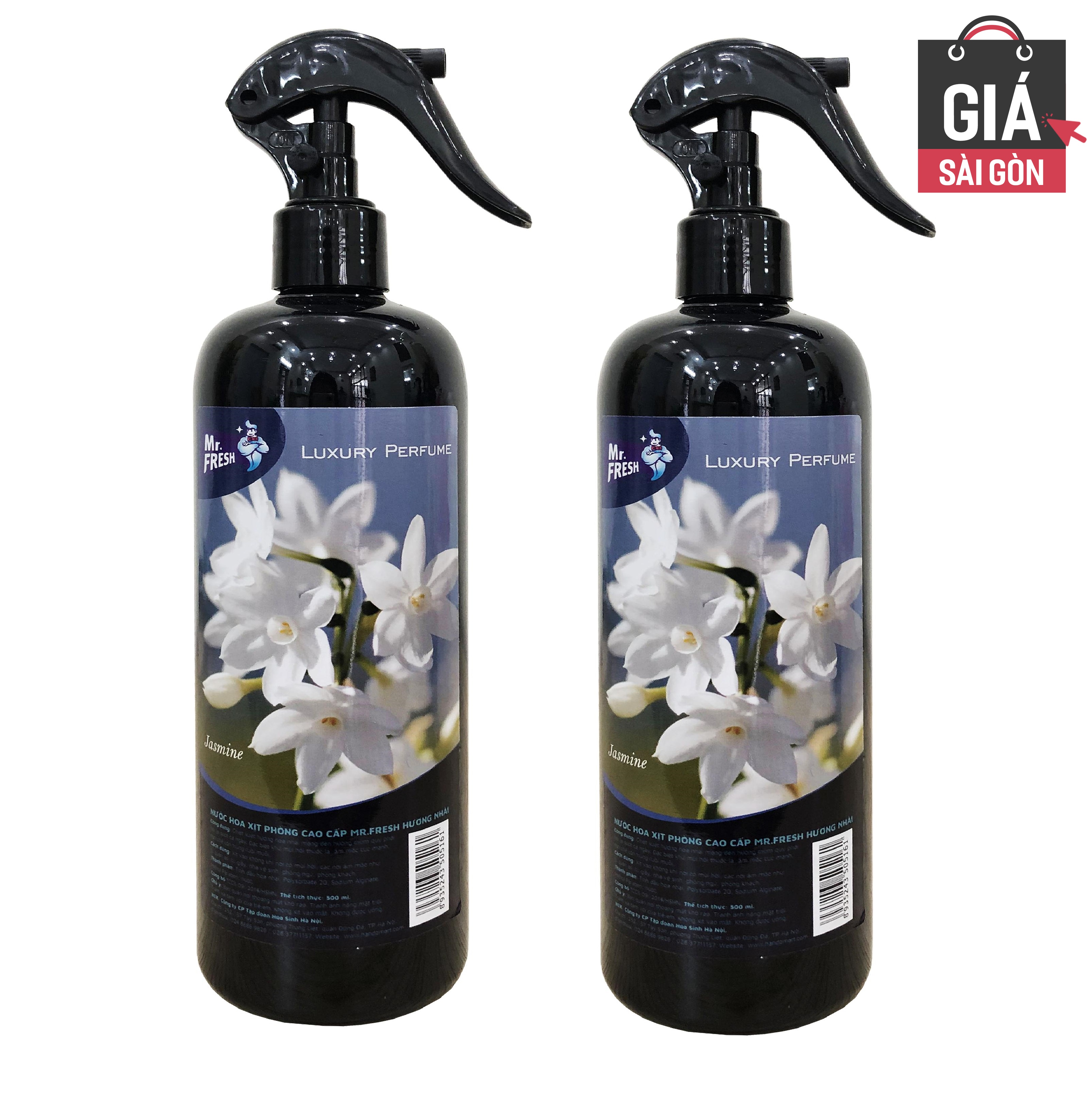 [HCM]Bộ 2 chai nước hoa xịt phòng cao cấp Mr Fresh 500ml - khử mùi phòng ẩm mốc hạn chế côn trùng ruồi muỗi GSG468