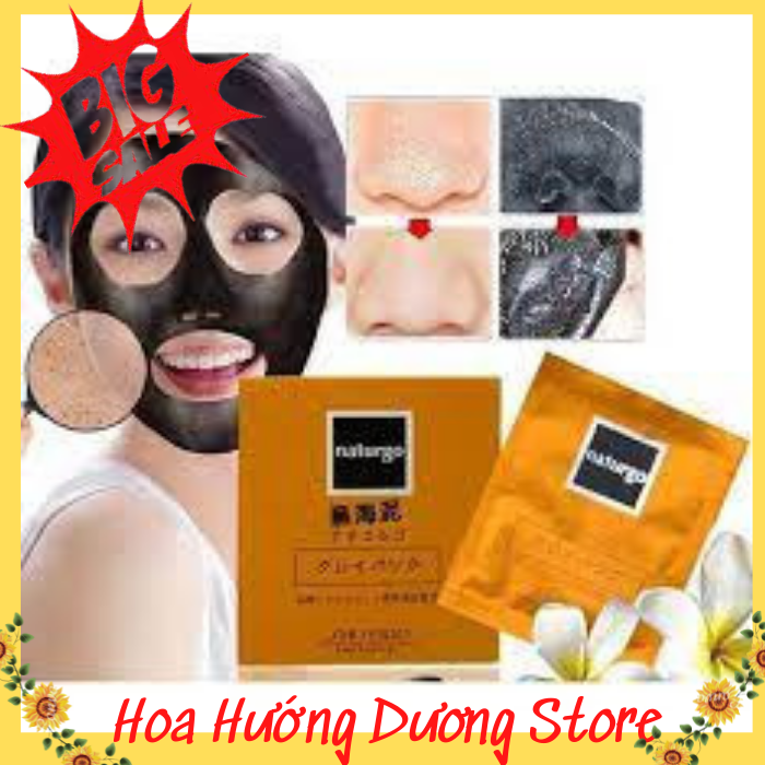 Mặt nạ lột mụn bùn non đen Naturgo Nhật Bản hộp 12 miếng lột sạch mụn thu nhỏ chân lông mang lại vẻ đẹp hoàn mỹ cho làn da của bạn.