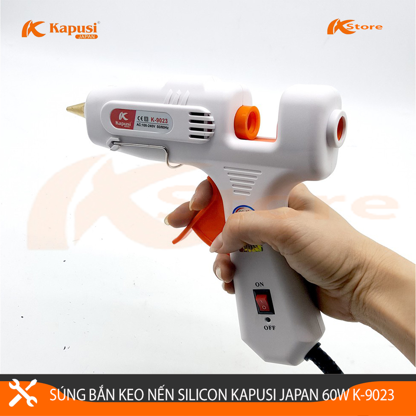 SÚNG BẮN KEO NẾN SILICON KAPUSI JAPAN 60W K-9023