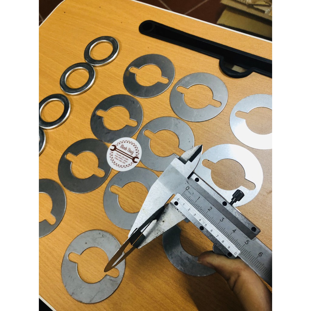 Bộ long đen căn lưỡi phay nhôm 0.5 kg -hbmachine