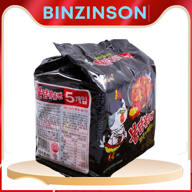 Mì khô gà cay Samyang vị truyền thống [ COMBO 5 GÓI ] Hàn Quốc Loại Ngon - BINZINSON