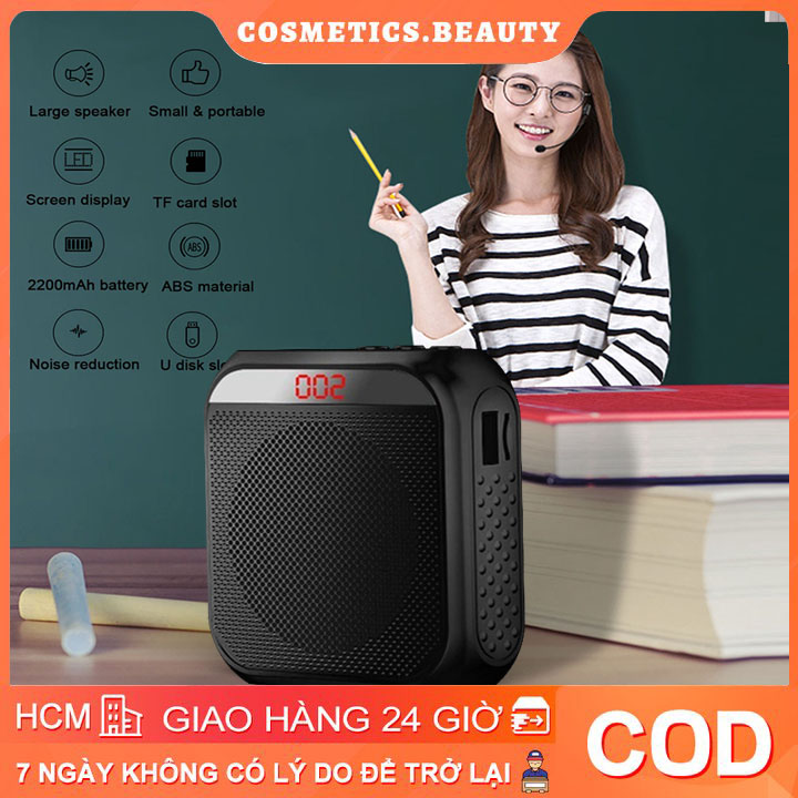  Loa Trợ Giảng Hi Fi S-17 Công Suất Lớn Pin Trâu hỗ trợ đài FM MP3 có dây dành cho giáo viên COS 