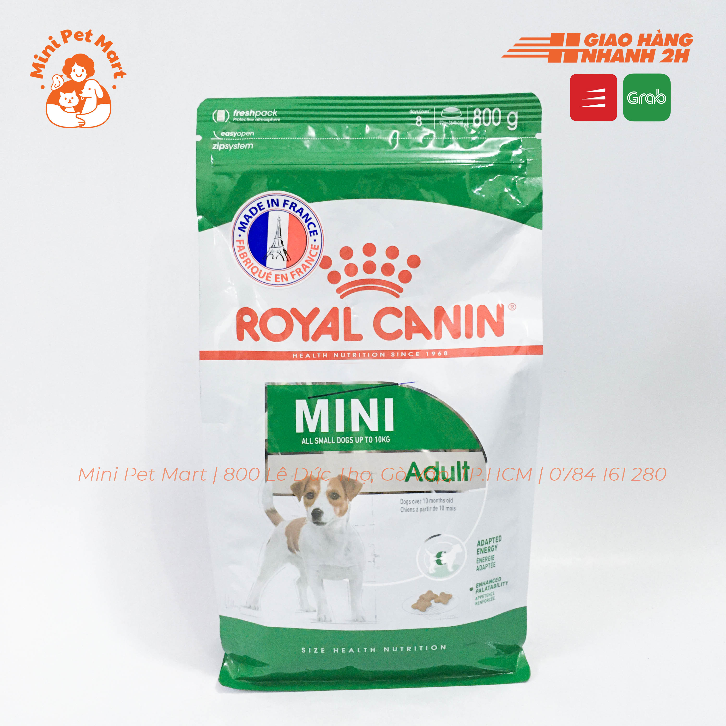 [HCM][800g] Thức ăn hạt cho chó giống nhỏ ROYAL CANIN MINI