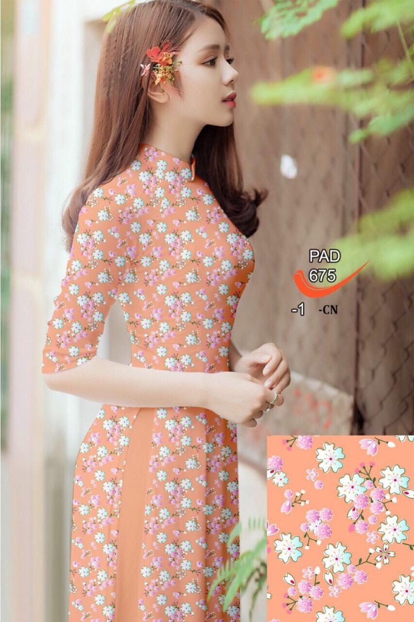 Vải áo dài (220k/ 1 áo), đẹp - độc - lạ - hợp xu hướng - đủ màu MS514