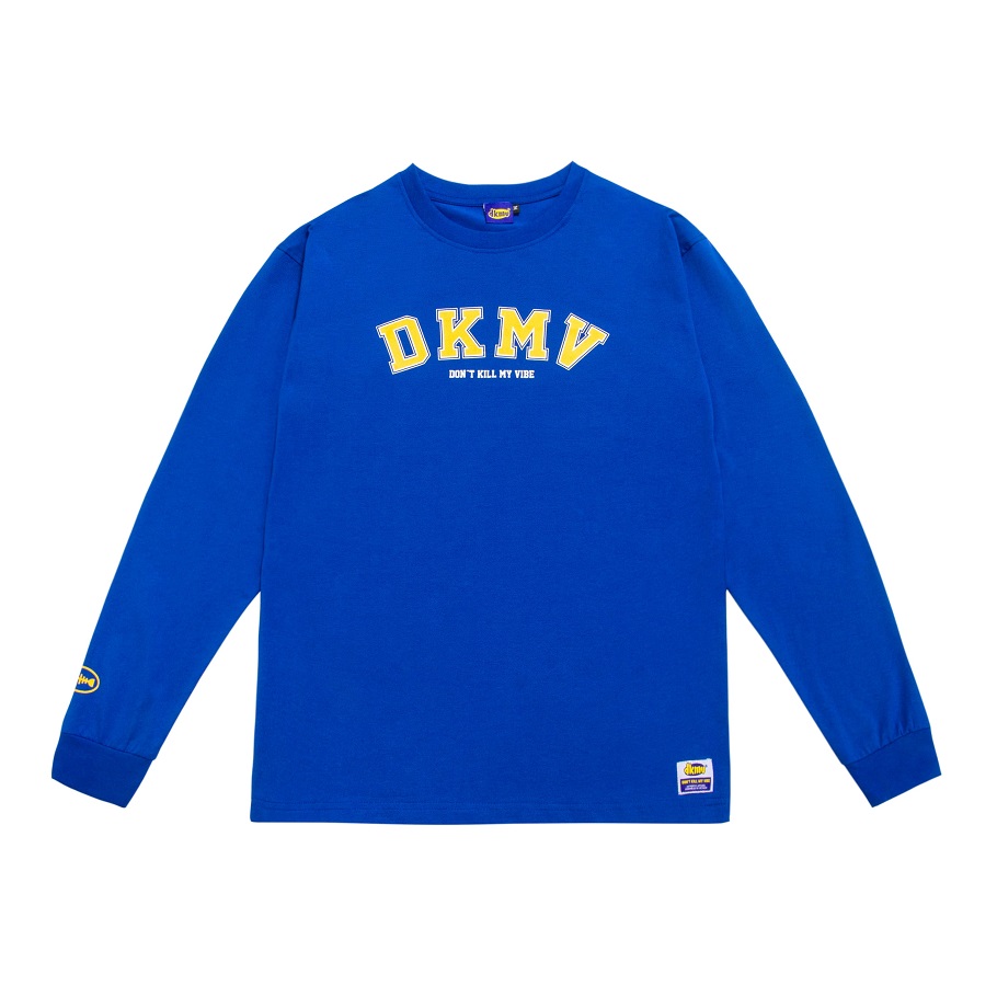 Áo sweater nữ tay dài màu xanh | dkmv ls jersey-blue