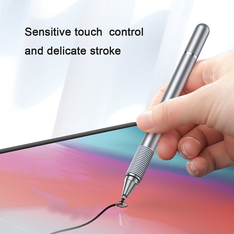 Bút cảm ứng 2in1 dùng cho iphone ipad android máy tính bảng - baseus pen household