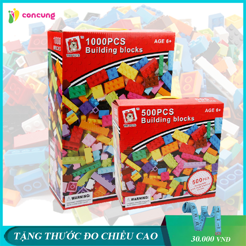 Đồ chơi trẻ em, Bộ đồ chơi xếp hình lắp ghép phát triển trí tuệ loại 500 và 1000 chi tiết tùy chọn - Đồ chơi trí tuệ Cho Bé