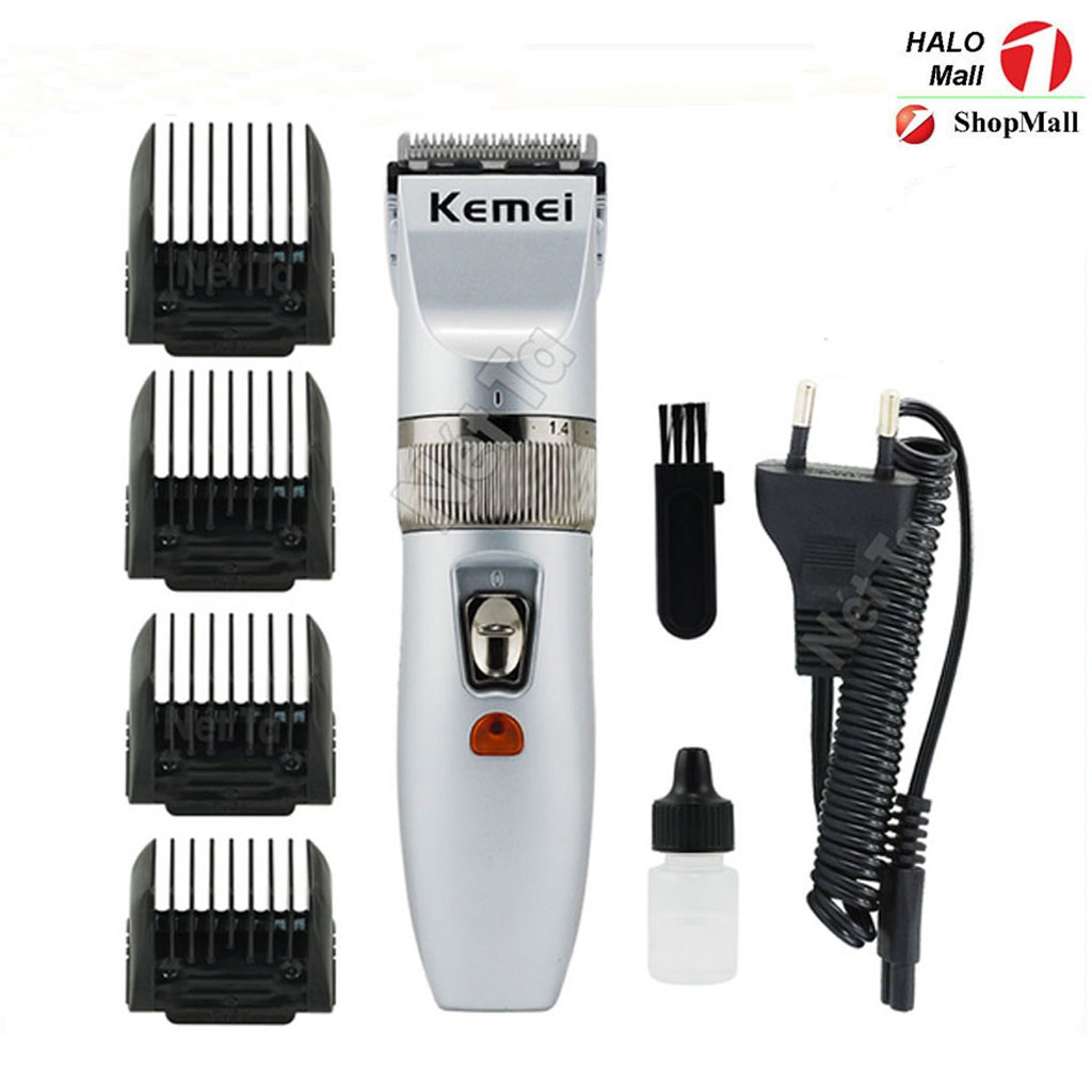 Tăng đơ hớt tóc gia đình kemei 27c tặng bộ kéo cắt tỉa