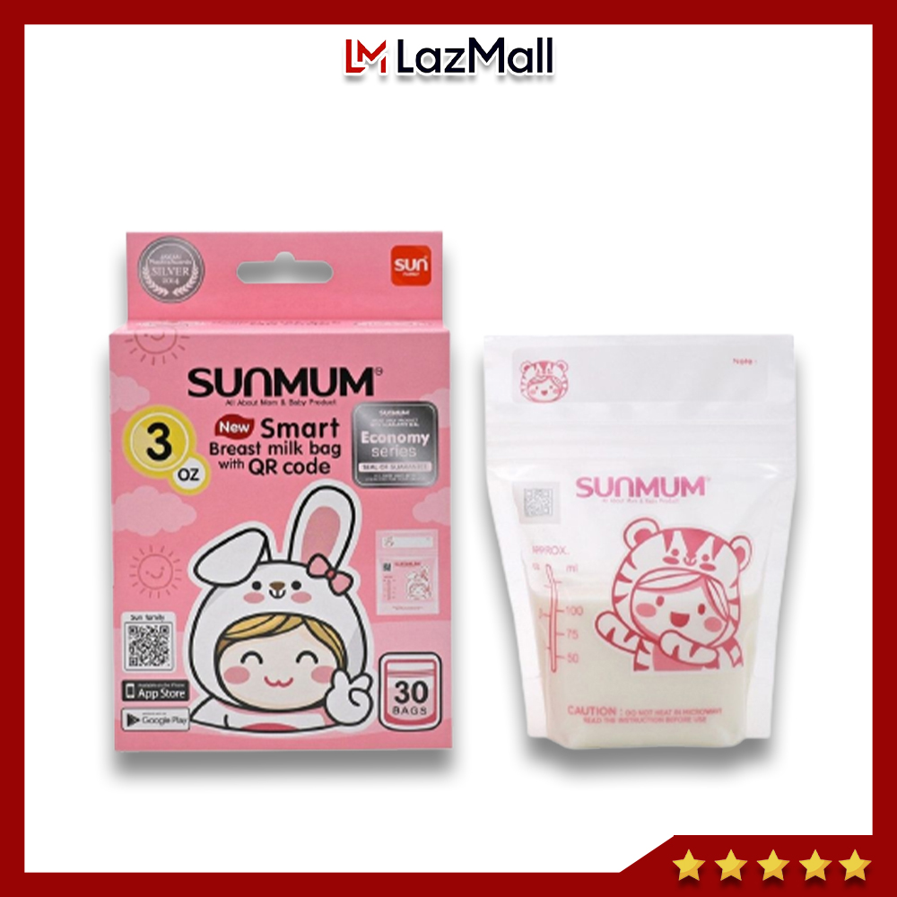 Túi trữ sữa mẹ 100ml /250ml tiện lợi Sunmum