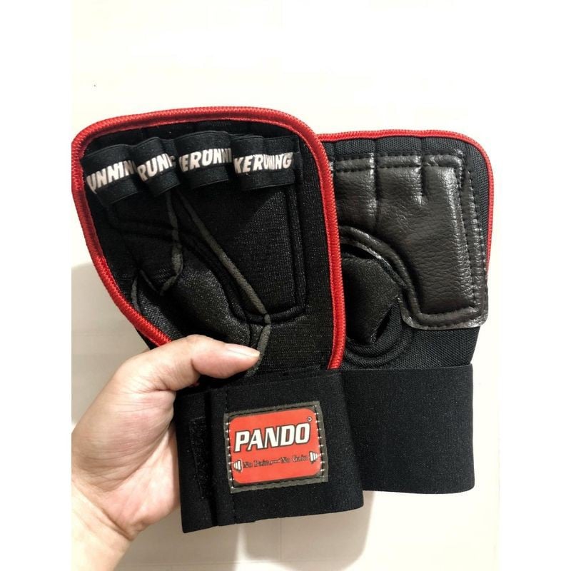 Găng tay tập gym. găng tập gym có quấn cổ tay trợ lực