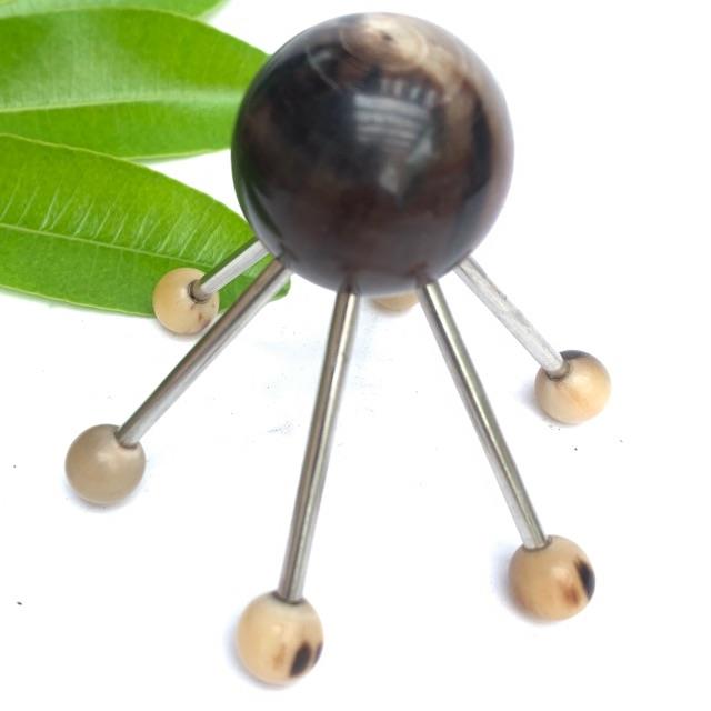 ☇ Nhện sừng đa năng - Dụng cụ massage điện chẩn làm căng mịn trẻ hoá da giảm rụng tóc - HAHANCO (MH831)