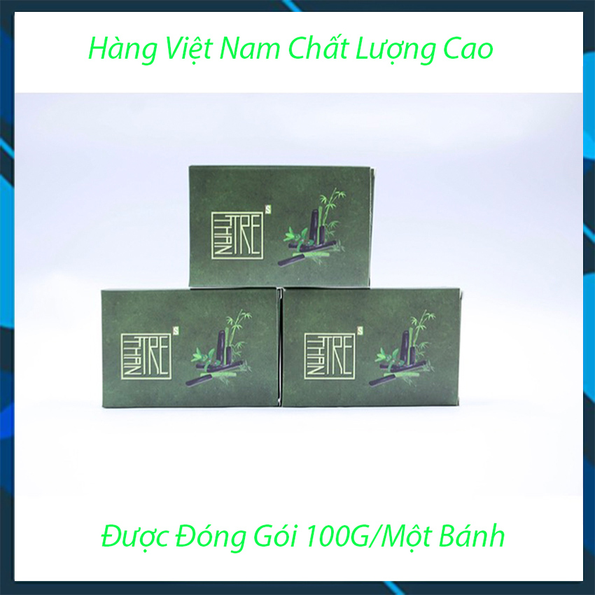[Người Việt Dùng Hàng Việt] Xà Bông Than Tre Dưỡng Da, Tẩy Da Chết, Matxa Hiệu Quả 100% Làm Từ Thiên Nhiên - Hàng Việt Nam