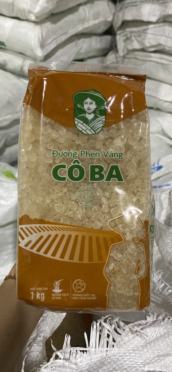 Đường Phèn Vàng Cô Ba Gói 1kg