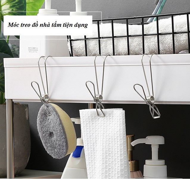 Combo 10 Kẹp móc ảnh trang trí treo tường, kẹp tất, đồ dùng trong gia đình tiện dụng