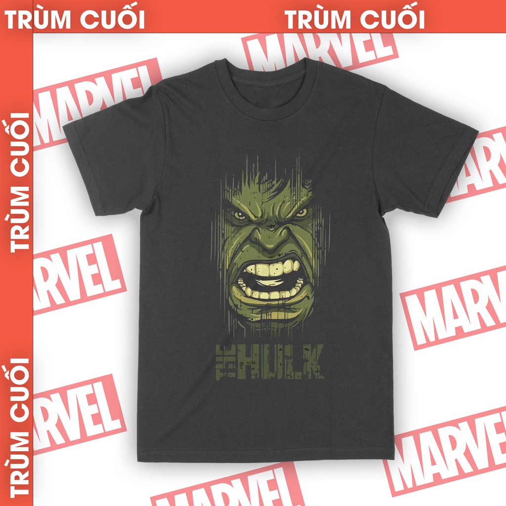 Áo thun the hulk avengers unisex tshirt-holic anime, cotton 100% 2 màu nam nữ 0036 luck