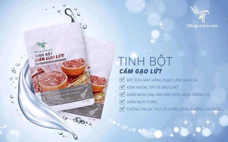 TINH BỘT CÁM GẠO LỨT 100G