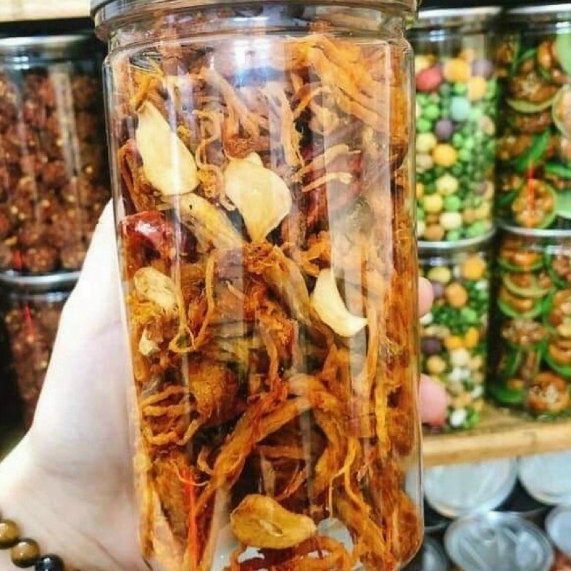 Khô heo cháy tỏi 300gr