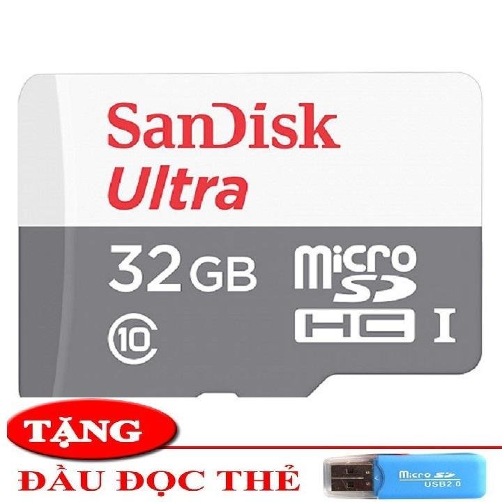 Thẻ Nhớ microSD SanDisk Ultra 32GB UHS-I - 100MB/s - - Cam kết hàng chất lượng