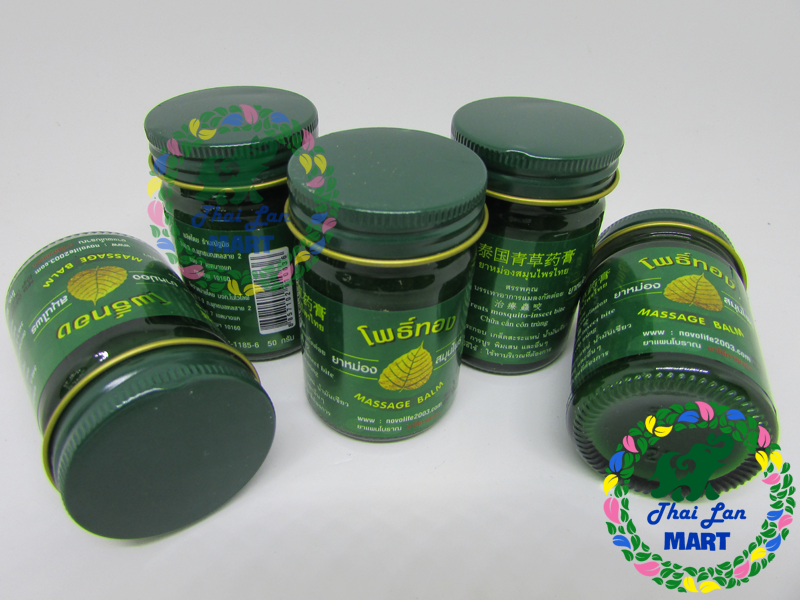6 hủ dầu cù là po tong cooling herbal balm hàng nôi địa thái lan 50g