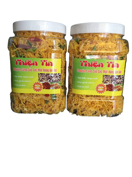1kg khô gà lá chanh xé cay