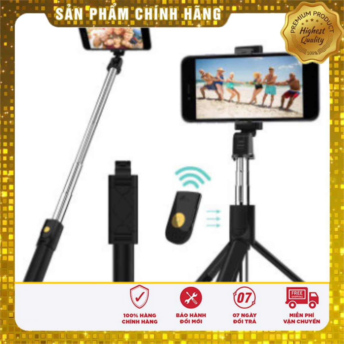 [ BIG SALE] Gậy Chụp Hình Selfie Bluetoot0h K07 Điều Khiển Từ Xa 3 Chân- Gậy Chụp Ảnh Bluetooth K07 Hỗ Trợ Quay Phim, Livetream Siêu Hot 2020-Gậy Chụp Hình Đa Năng- Gậy Chụp Ảnh Selfie Đỉnh Cao-Giá Đỡ Điện Thoại Xem Phim, CÓ BH
