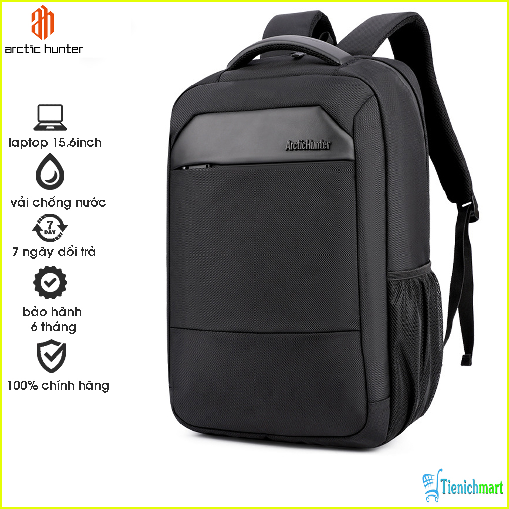 Balo cao cấp Arctic Hunter B00111 chống sốc cho laptop, chống thấm nước, phù hợp cho đi học, đi làm, công tác ngắn ngày 5.0