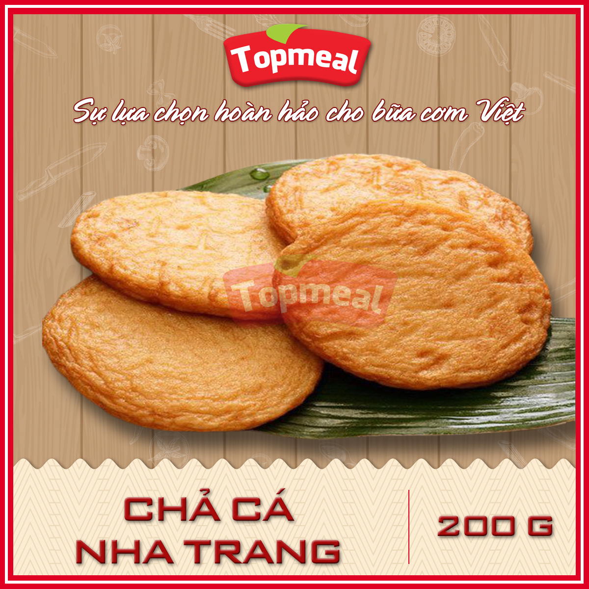 HCM - Chả cá Nha Trang (200g) - Thích hợp với các món chiên, bún cá, rim cà chua, bánh mì chả cá,... - [Giao nhanh TPHCM]