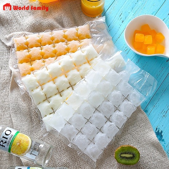 Túi Làm Kem, Làm Đá Viên tiện lợi  tiết kiệm ( 10 Túi)