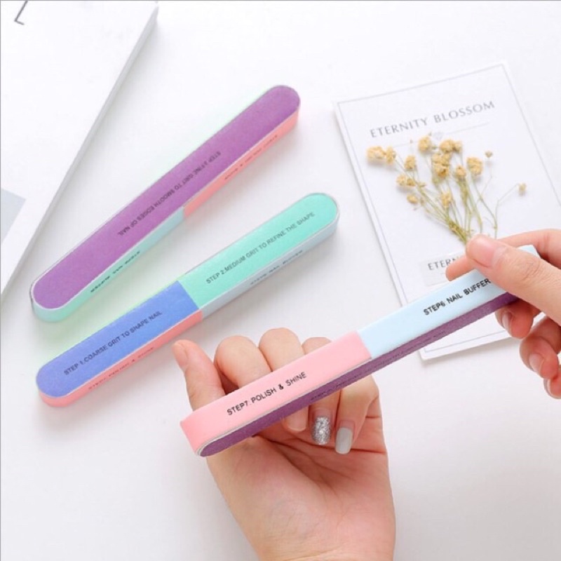 Dũa móng tay 6 mặt tiện dụng