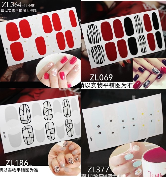 MIẾNG DÁN MÓNG TAY 3D CHỐNG NƯỚC BỀN LÂU GIỐNG SƠN GEL UV NHƯ THẬT - P2