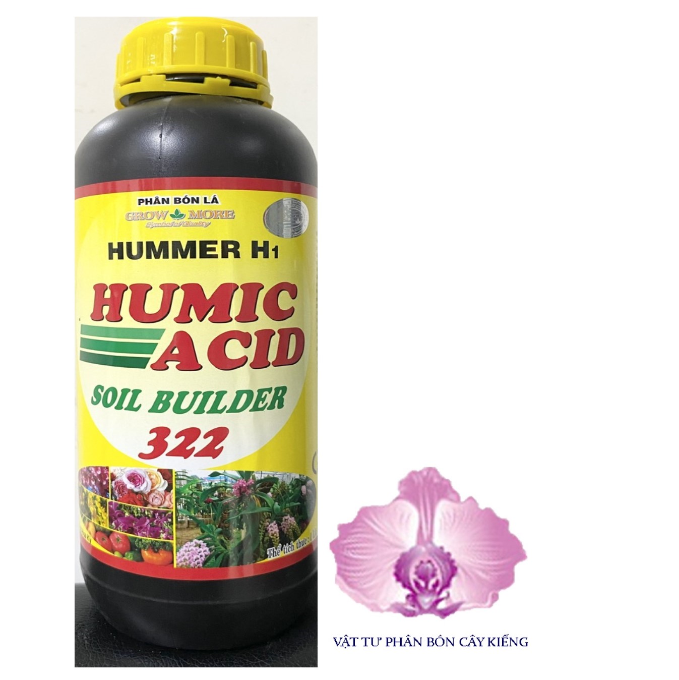 Phân bón lá humic acid soil builder 322 chống rụng bông tăng đậu trái - #223a# 1 lít