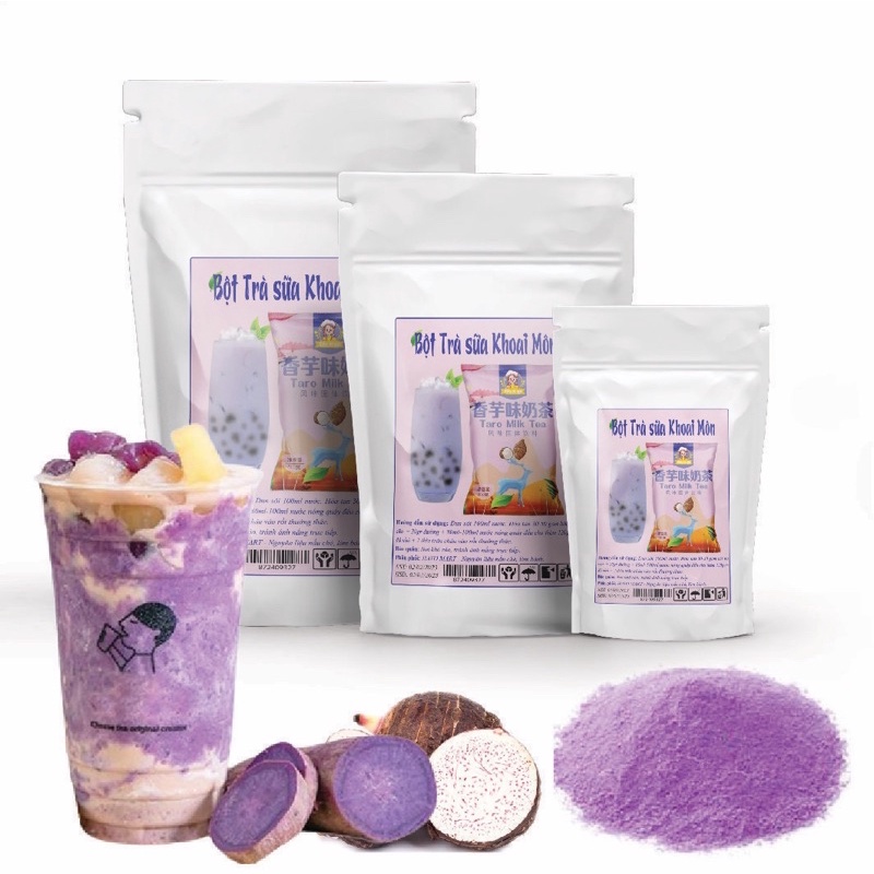 200gr bột trà sữa khoai môn