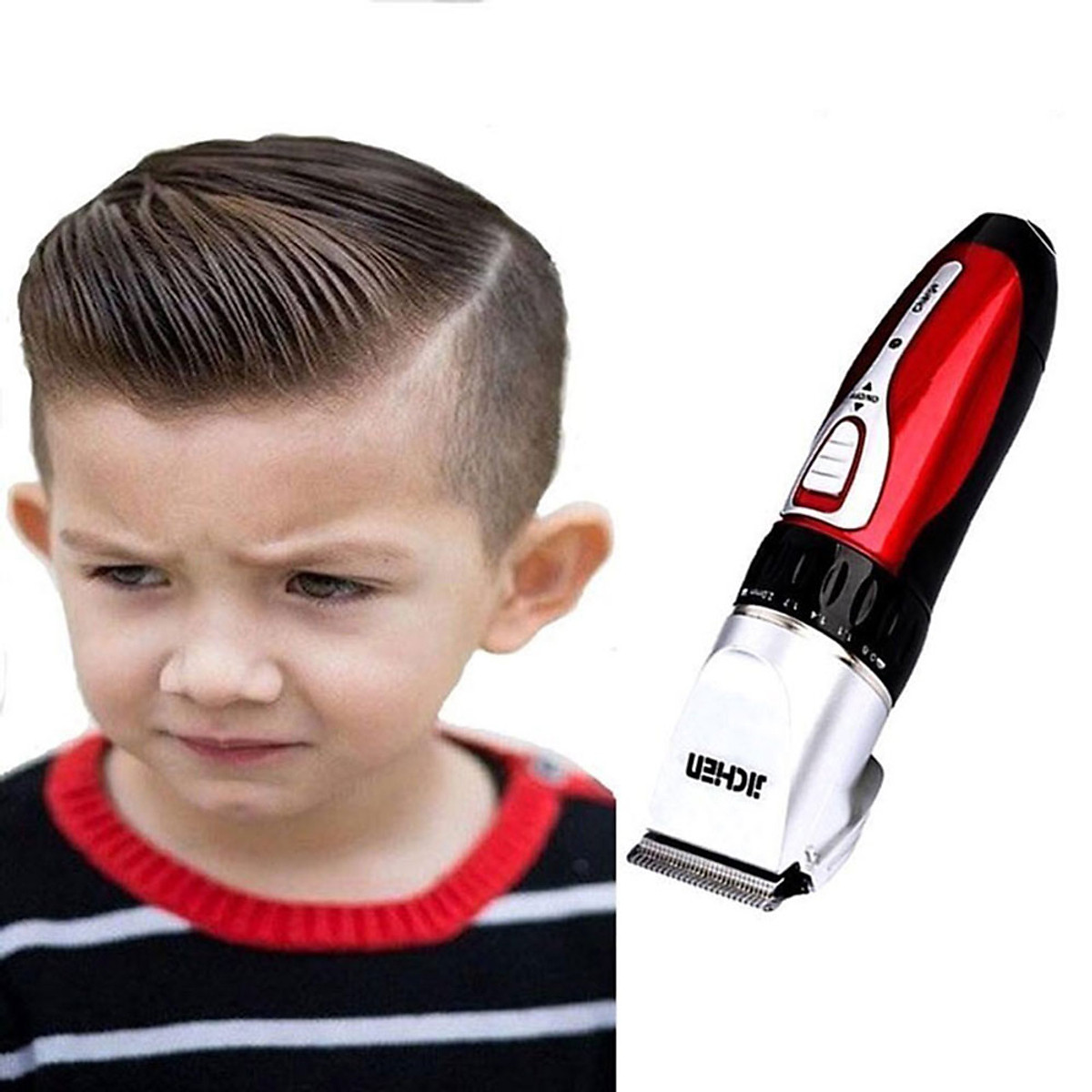 Tông đơ cắt tóc gia đình jichen - máy hớt tóc cao cấp