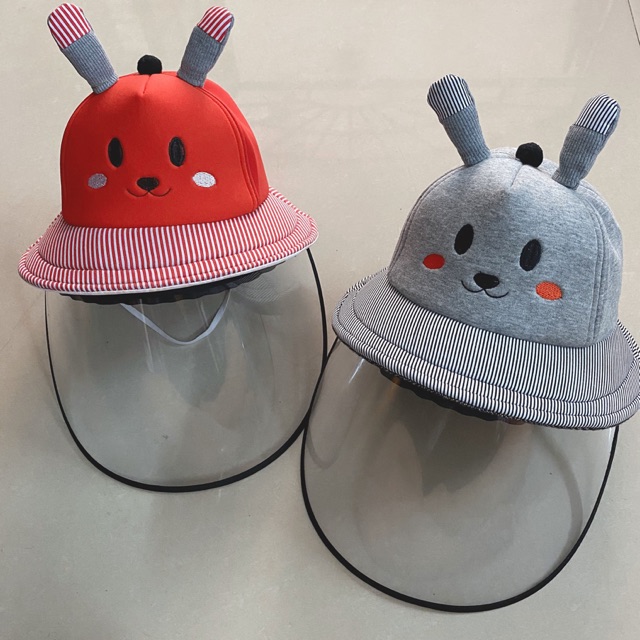 Nón Chống Dịch/ Chống Bụi Cho Bé Trai Bé Gái 2-6 Tuổi