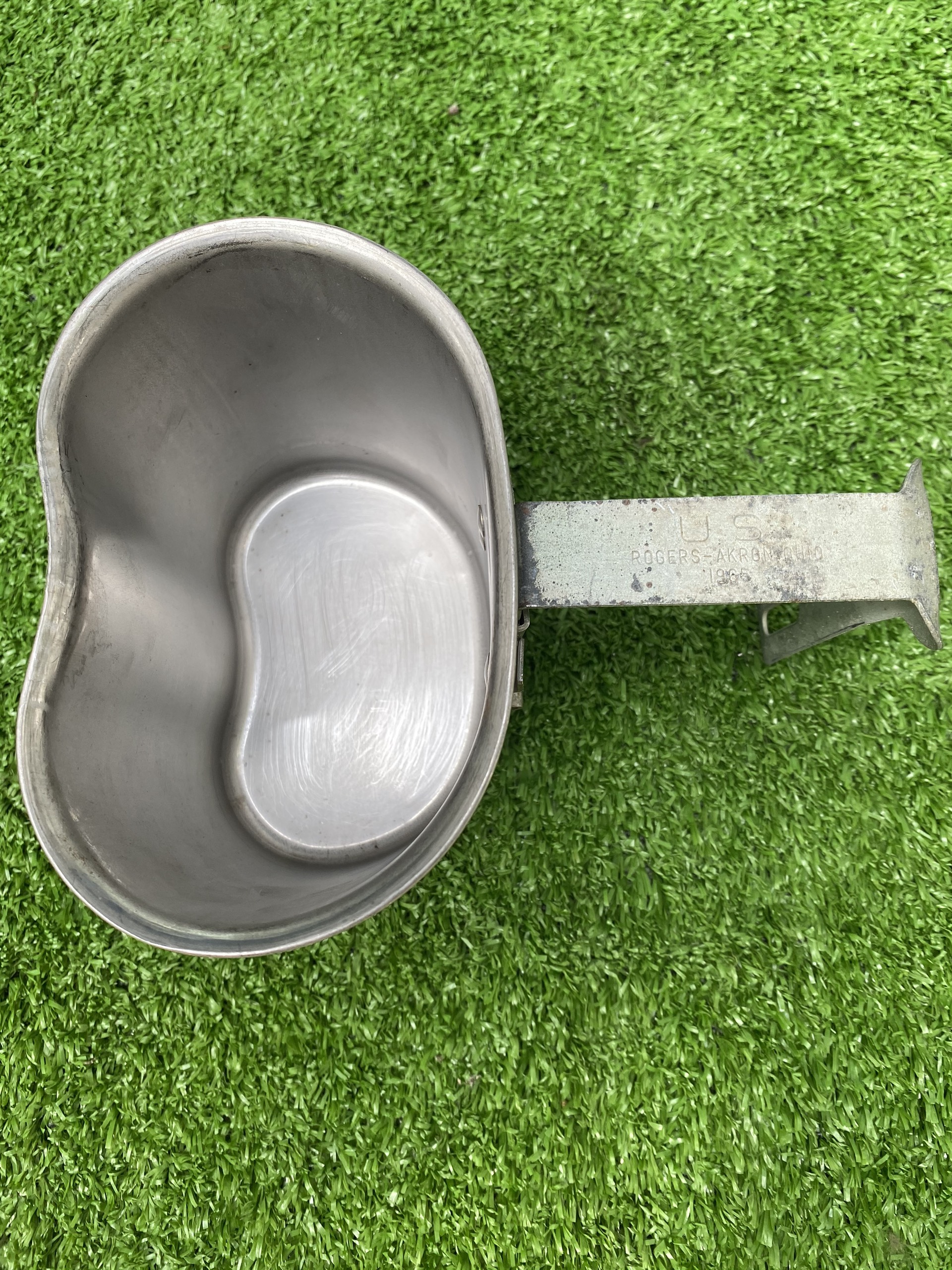 Ca inox mỹ 1965 1966 ca đựng nước us xưa