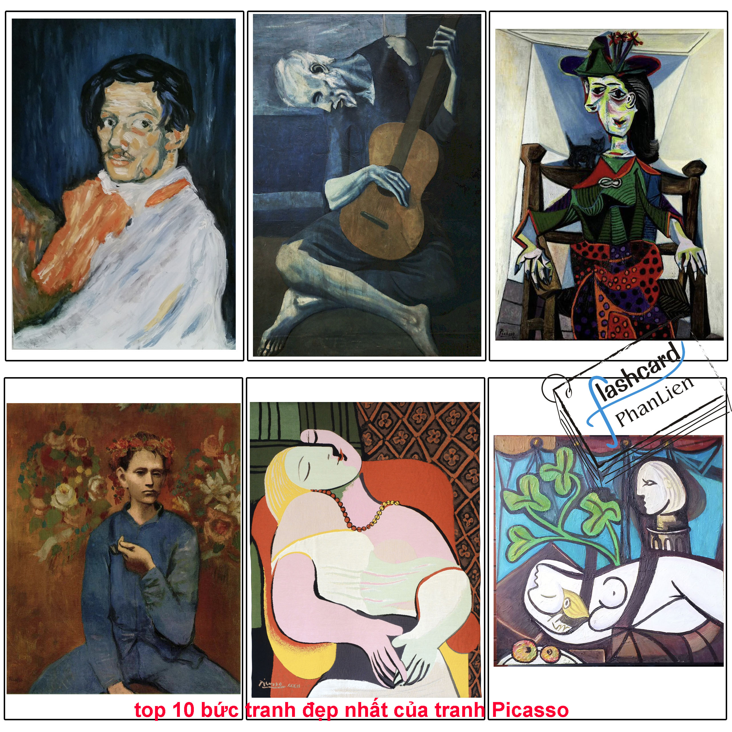 top 10 bức tranh đẹp nhất của tranh Picasso - thế giới xung quanh Glenn Doman Phan Liên