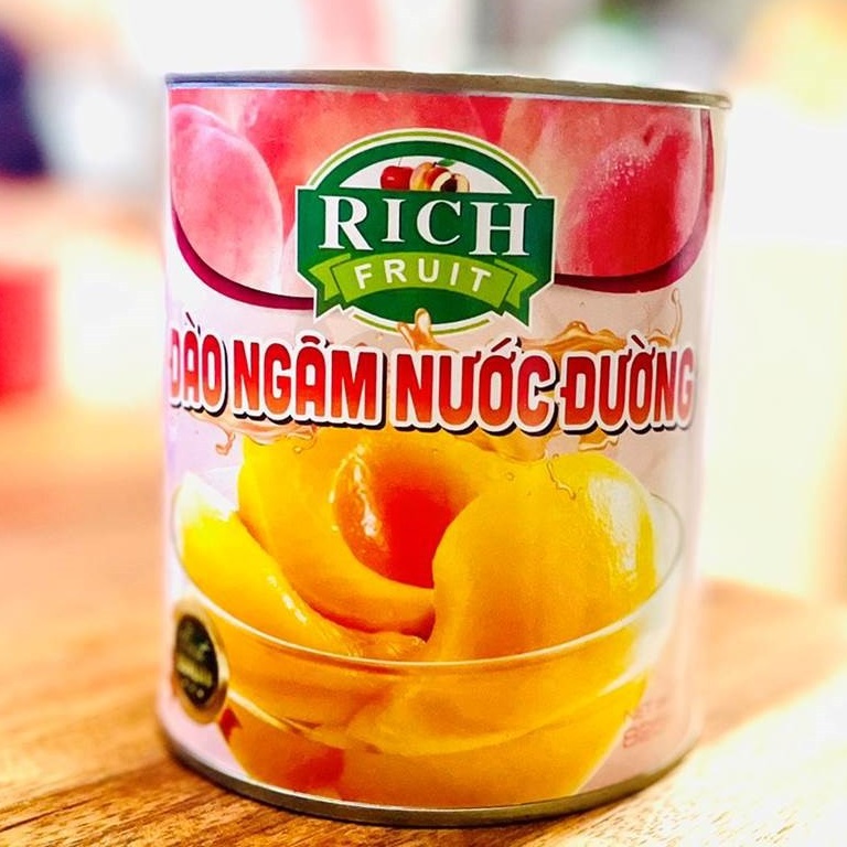 Đào ngâm nước đường RICH fruit