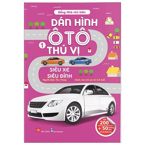 Fahasa - dán hình ô tô thú vị- siêu xe siêu đỉnh