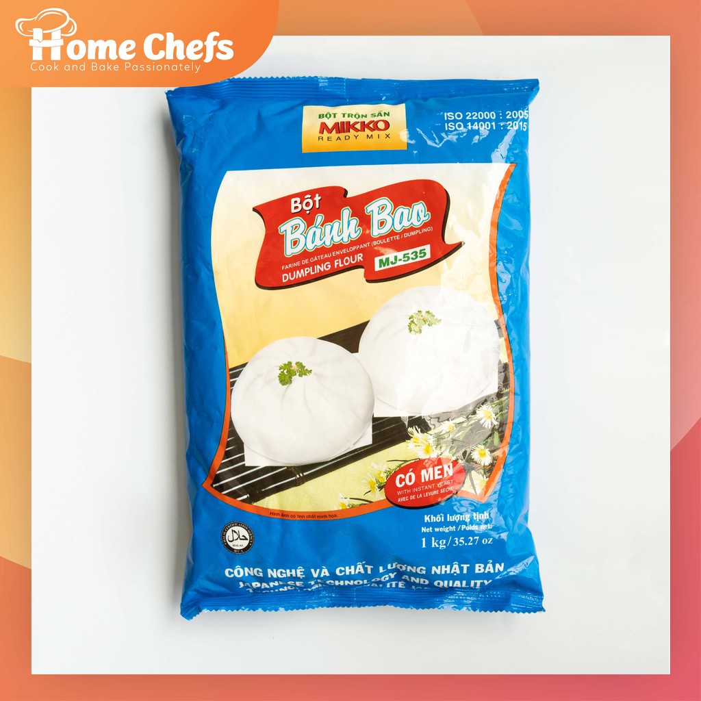 Bột trộn sẵn làm bánh bao mikko