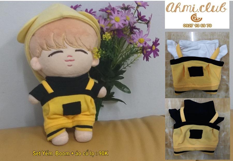 OUTFIT DOLL 20 KPOP bộ yếm boom