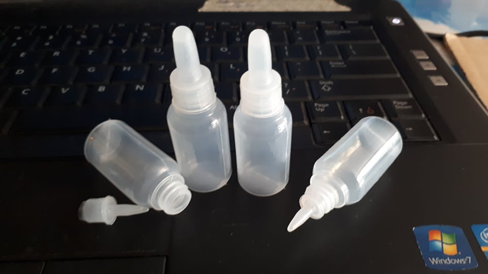 100 chai nhựa đầu nhọn 10ml