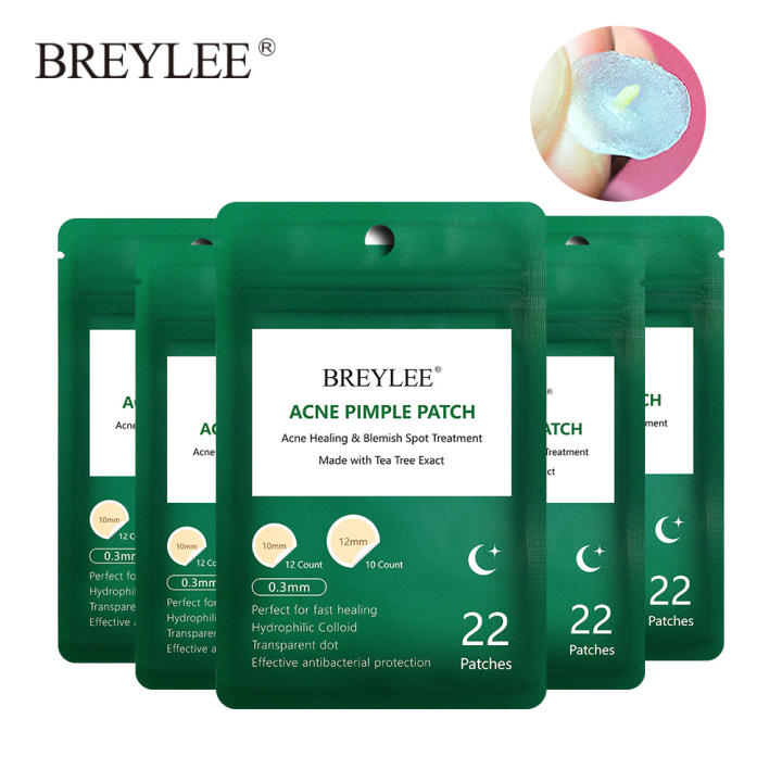 Miếng dán mụn breylee cao cấp*5 chống thấm nước mặt nạ lột mụn mặt nạ ngủ acne patch absorb acne secretions treatment ance