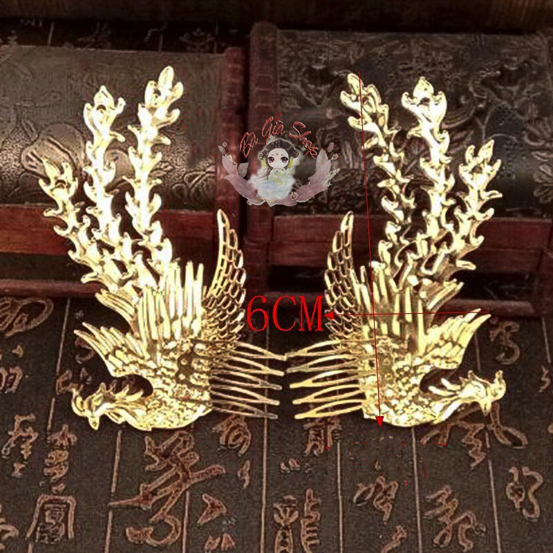 Trâm cài tóc phượng hoàng trang sức cổ trang