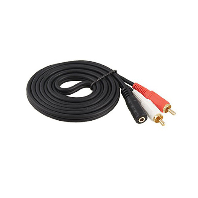 Cáp audio chất lượng cao RCA to 3.5mm (Cái) dài 1.5m