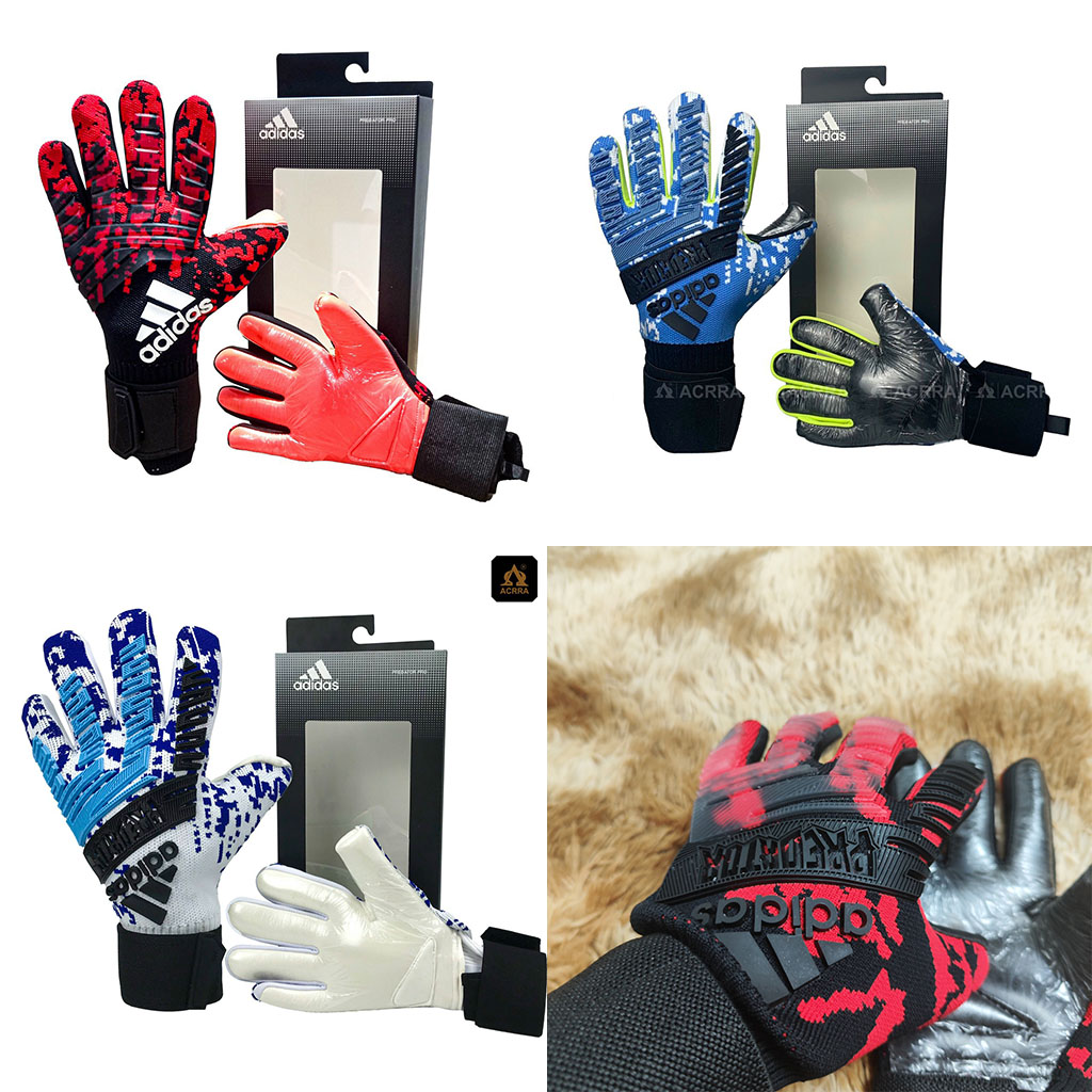 Găng bao tay thủ môn bắt bóng adidas predator pro 19 không xương nhiều màu dính bóng lô mới 2022