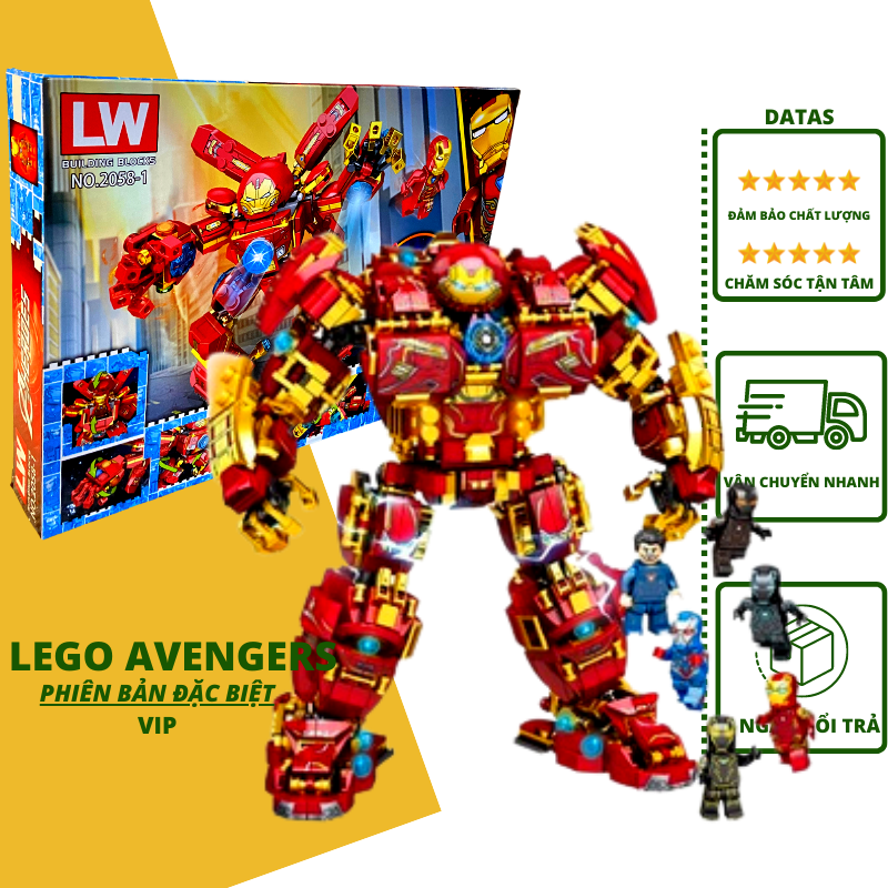 Bộ đồ chơi lắp ráp mô hình Robot đồ chơi xếp hình trí tuệ