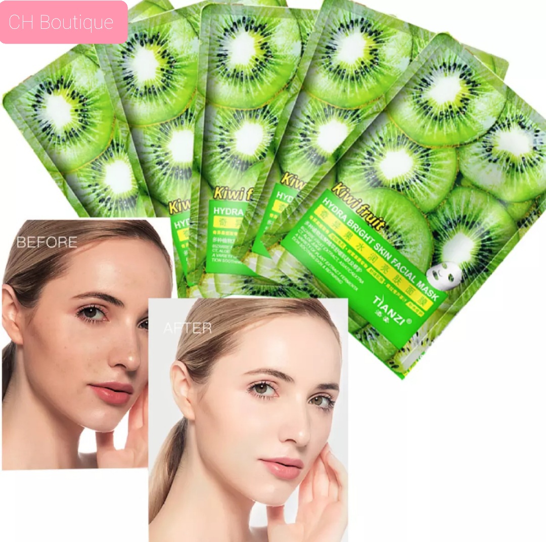 Mặt Nạ Cao Cấp Trái Cây Kiwi - Dưỡng Ẩm, Trắng Da, Tái Tạo Da, Thành phần Hoàn Toàn Tự Nhiên Từ Trái Kiwi , An Toàn Khi Sử Dụng Cho Các Làn Da Nhạy Cảm – CH Boutique