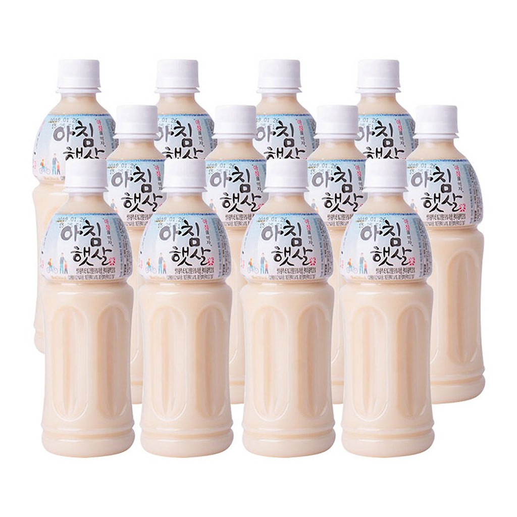 Thùng 20 Chai Nước Gạo Woongjin (500Ml X20 Chai)