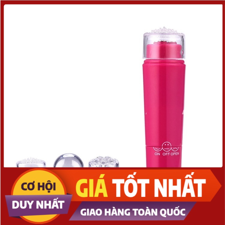 [HCM]BÚT MASSAGE 4 ĐẦU GẬY MASSAGE MINI CẦM TAY ĐA NĂNG ( Nhiều màu ) - [ Massage giảm Stress # Máy Massage thư giãn # Massage cầm tay # Massage mini # Massage mắt # Mat xa ]