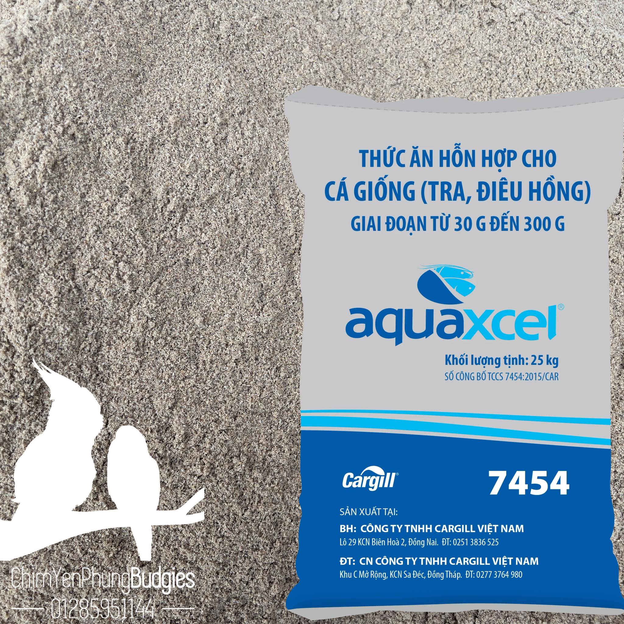 1KG | Cám cá cargill 7454 xay sẵn 30% đạm cho cá ăn hoặc dùng câu cá,tra,điêu hồng